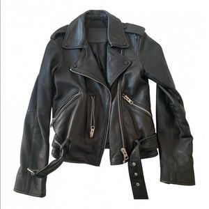 Allsaints leather jacket. Size 00.  Excellent condition